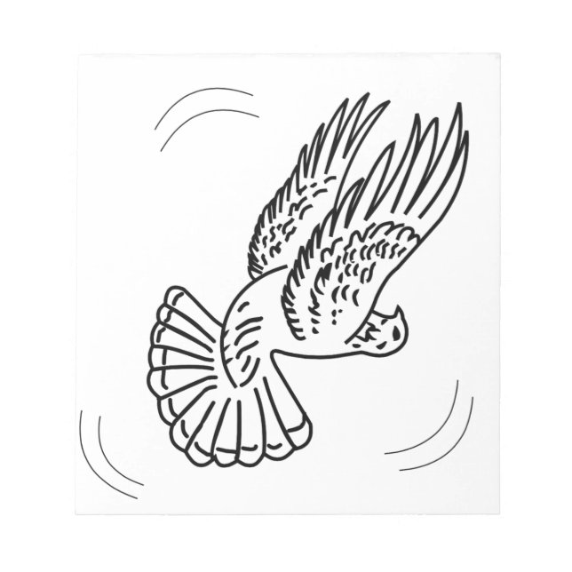 Bloco De Notas Roller Pigeon em ação (Frente)