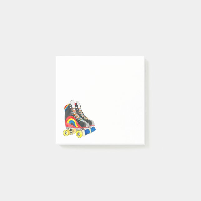 Bloco De Notas Rollerskates retro 80 (Frente)