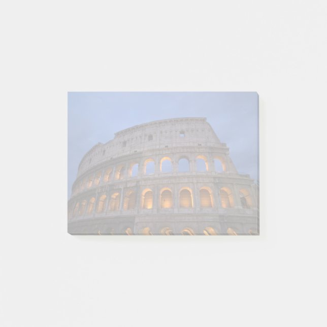 Bloco De Notas Roman Colosseum à noite (Frente)