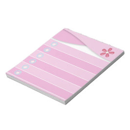 Bloco de notas - rosa