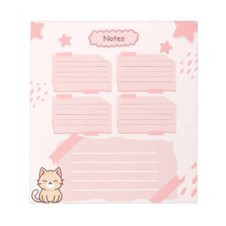 Bloco de Notas Rosa