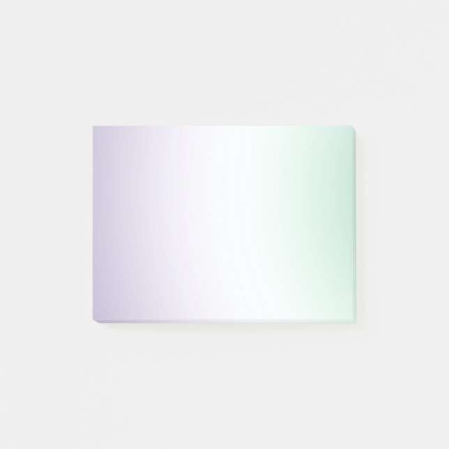 Bloco De Notas Rosa Branco Menta (Frente)