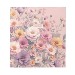 Bloco De Notas Rosa cor-de-rosa-rosa, na moda, elegante