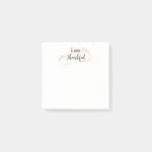 Bloco De Notas *~* Rosa de Afirmação de Gratidão Estou agradec