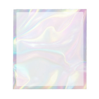 Bloco De Notas Rosa Holográfico