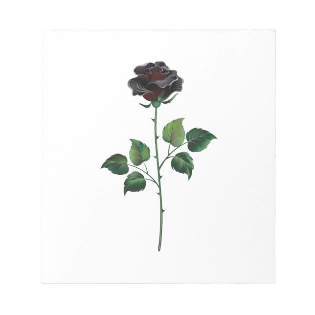 Bloco De Notas Rosa preto (Frente)