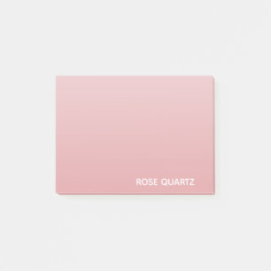 Bloco De Notas Rosa Quartz - nome cor rosa