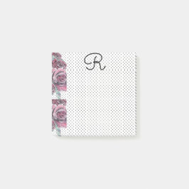 Bloco De Notas Rosa vermelha Aquarela Mulheres Posto Inicial Nota