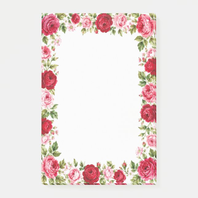Bloco De Notas Rosas (Frente)