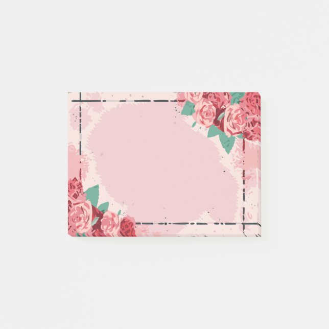 Bloco De Notas Rosas (Frente)