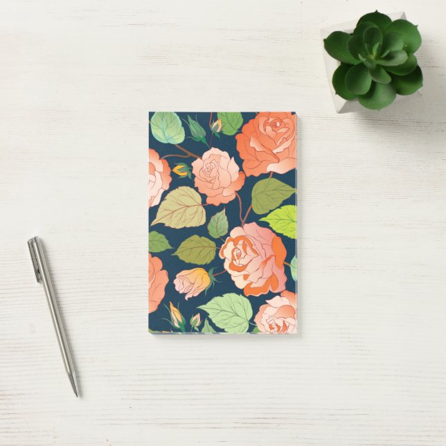 Bloco De Notas Rosas 15 (Escritótio)