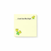 Rosas Amarelas - Notas de Posto