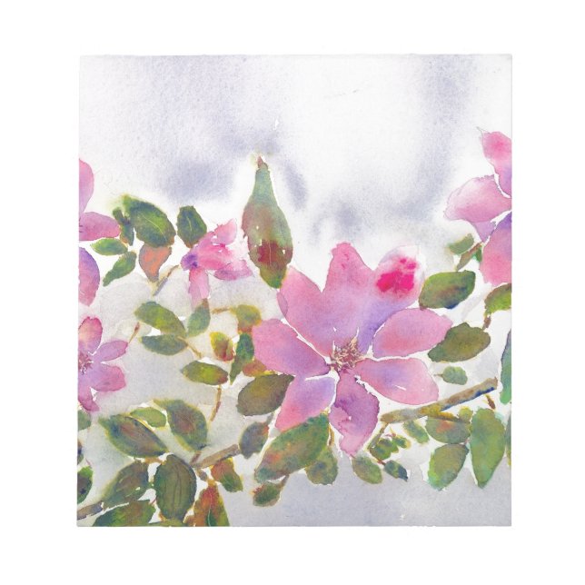 Bloco De Notas Rosas de Nana (Frente)