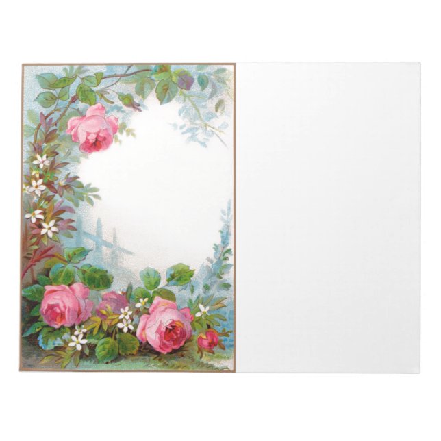 Bloco De Notas ROSAS e JASMINAS (Frente)