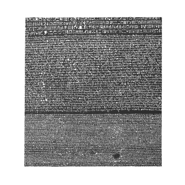 Bloco De Notas Rosetta Stone (Frente)