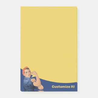 Bloco De Notas Rosie the Riveter Posta-it Notas