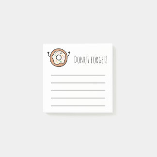 Bloco De Notas Rosquinha Esqueça Rosquinha Feliz Engraçada Com Li