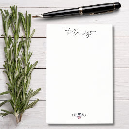 Bloco De Notas Rosto de cão bonito e nome personalizado,Personali