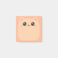 Rosto de Gato Bonito Notas Autocolantes Postam Not