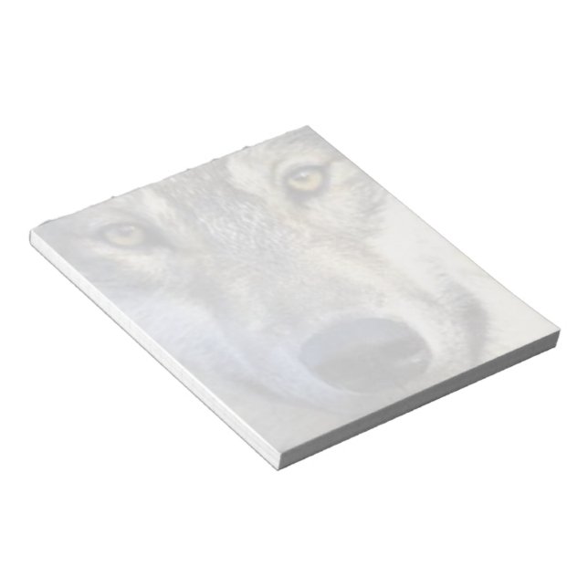 Bloco De Notas Rosto de lobo Notepad 5,6x6" (Inclinado)