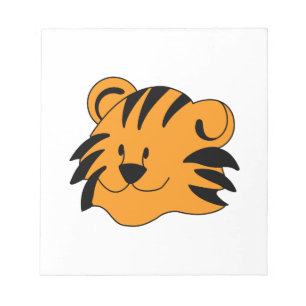 Bloco De Notas Rosto de Tigre