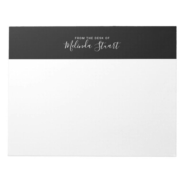 Bloco De Notas Roteiro Moderno Profissional (Frente)