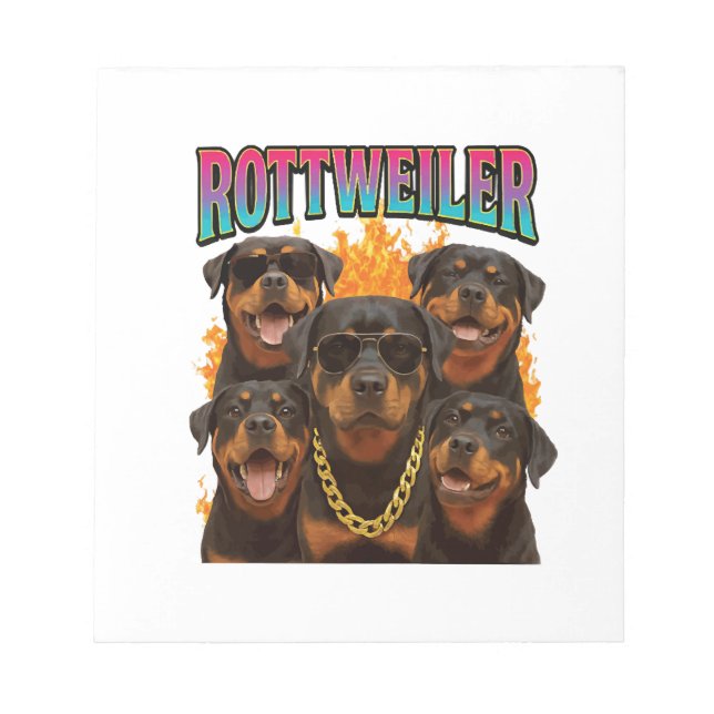 Bloco De Notas Rottweiler  (Frente)