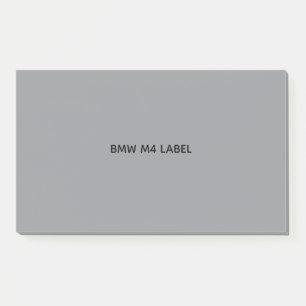 Bloco De Notas rótulo BMW M4