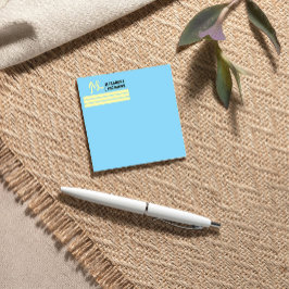 Bloco De Notas Rótulos monogramados - multicolorido