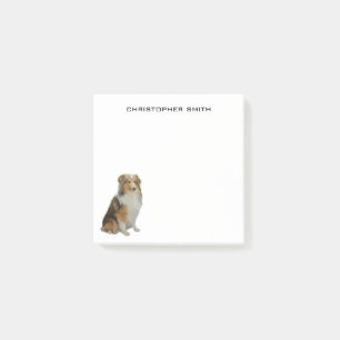 Bloco De Notas Rough Collie Dog