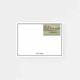 Bloco De Notas Rowers de Vintage Race de Barcos Ratas