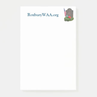 Bloco De Notas RoxburyWAA