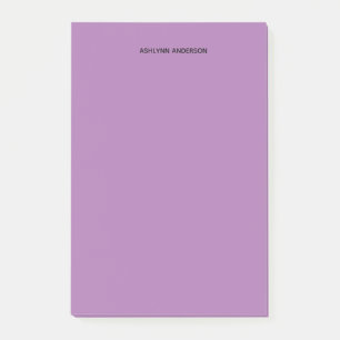 Bloco De Notas Roxo bonito