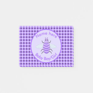 Bloco De Notas Roxo Roxo Roxo Sexo De Bebê Revela Personalidade N