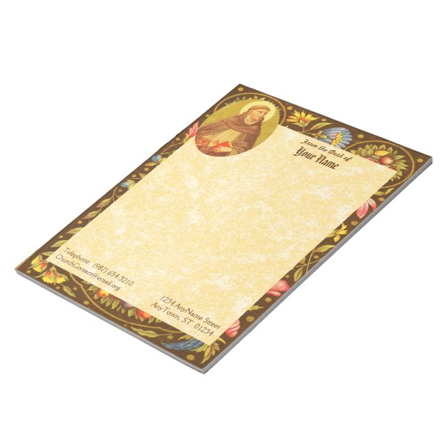 Bloco De Notas Rua: Dominic de Guzman (PM 02) 11"x8.5" (Inclinado)