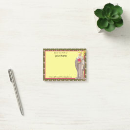 Bloco De Notas Rua. Etheldreda (Audrey) (P 003) 4"x3"