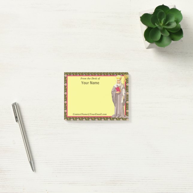 Bloco De Notas Rua. Etheldreda (Audrey) (P 003) 4"x3" (Escritótio)