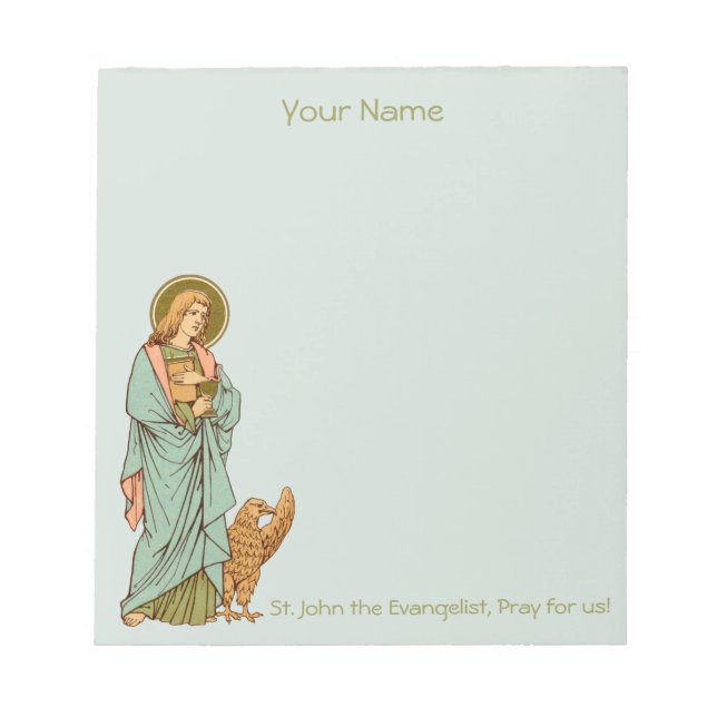 Bloco De Notas Rua. John the Evangelist (RLS 07) 5,5"x6" (Frente)