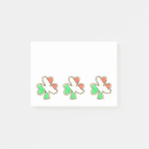Bloco De Notas Rua. Paddy's Day Irish Flag Shamrock Clover Cookie