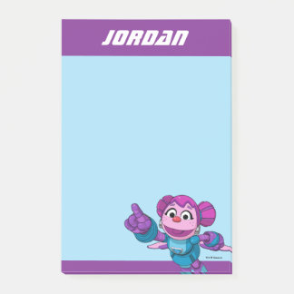 Bloco De Notas Rua Sésamo | Mecha Builders Abby | Adicionar nome