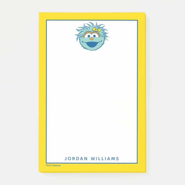 Bloco De Notas Rua Sésamo | Sorriso Rosita (Frente)