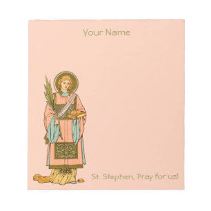 Bloco De Notas Rua. Stephen the ProtoMartyr (RLS 17) 5,5"x6"