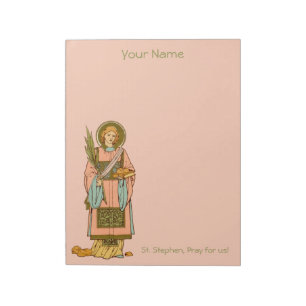 Bloco De Notas Rua. Stephen the ProtoMartyr (RLS 17) 8,5"x11"