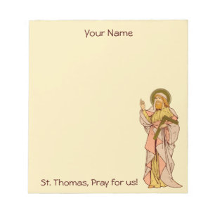 Bloco De Notas Rua. Thomas the Apostle (RLS 18) 5,5"x6"