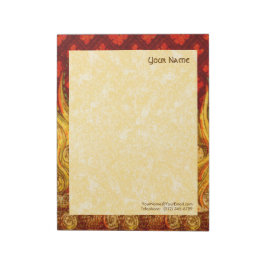 Bloco De Notas Ruas. Chamas da Apollonia (VVP 001a) Vert 11"x8.5"