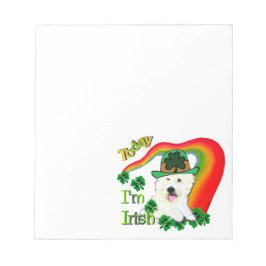 Bloco De Notas Ruas de Terrier White Terrier, West Highland