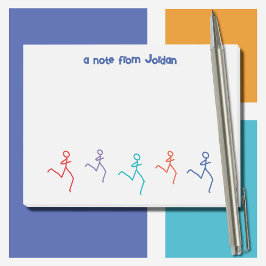 Bloco De Notas Runners Cores Personalizados Coloridos