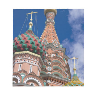 Bloco De Notas Rússia, Moscou, Praça Vermelha. Basílica de São Ba