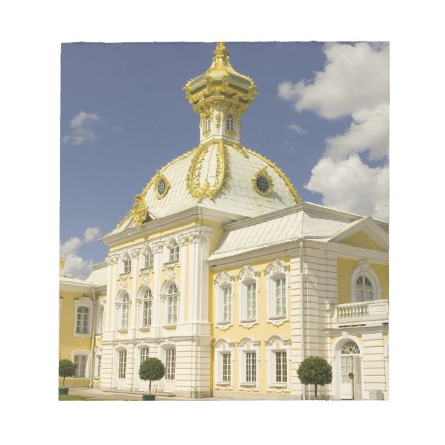 Bloco De Notas Rússia. Petrodvorets. Palácio Peterhof. Peter o 5 (Frente)