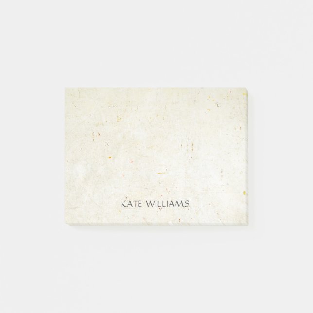 Bloco De Notas Rustic Boho Adicione Seu Nome (Frente)